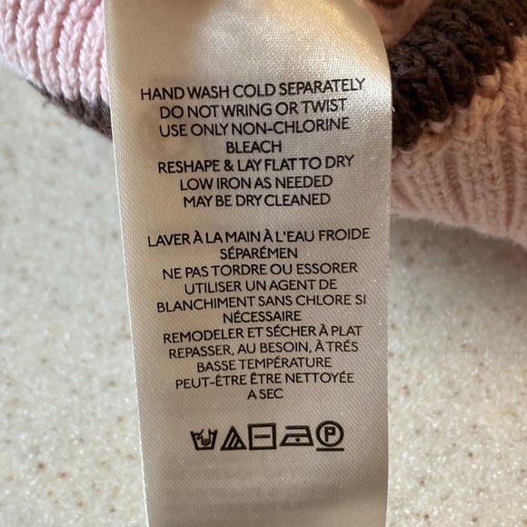 Free People Striped Cropped Sweater Women Size M - Picture 11 of 15